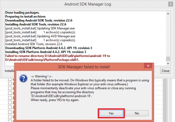 Sdl error android что делать